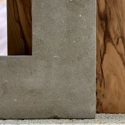 Pimar Limestone Ruderi 03 Scultura in Legno d'Ulivo e Pietra Leccese> Sculture Decorative
