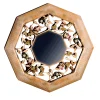 Mechini S/14 Specchio da parete ottagonale con intagli floreali> Specchi Da Parete