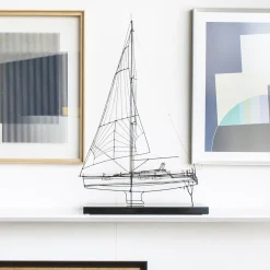 Profilo Saint Barth Barca a vela in metallo><noscript><img width=