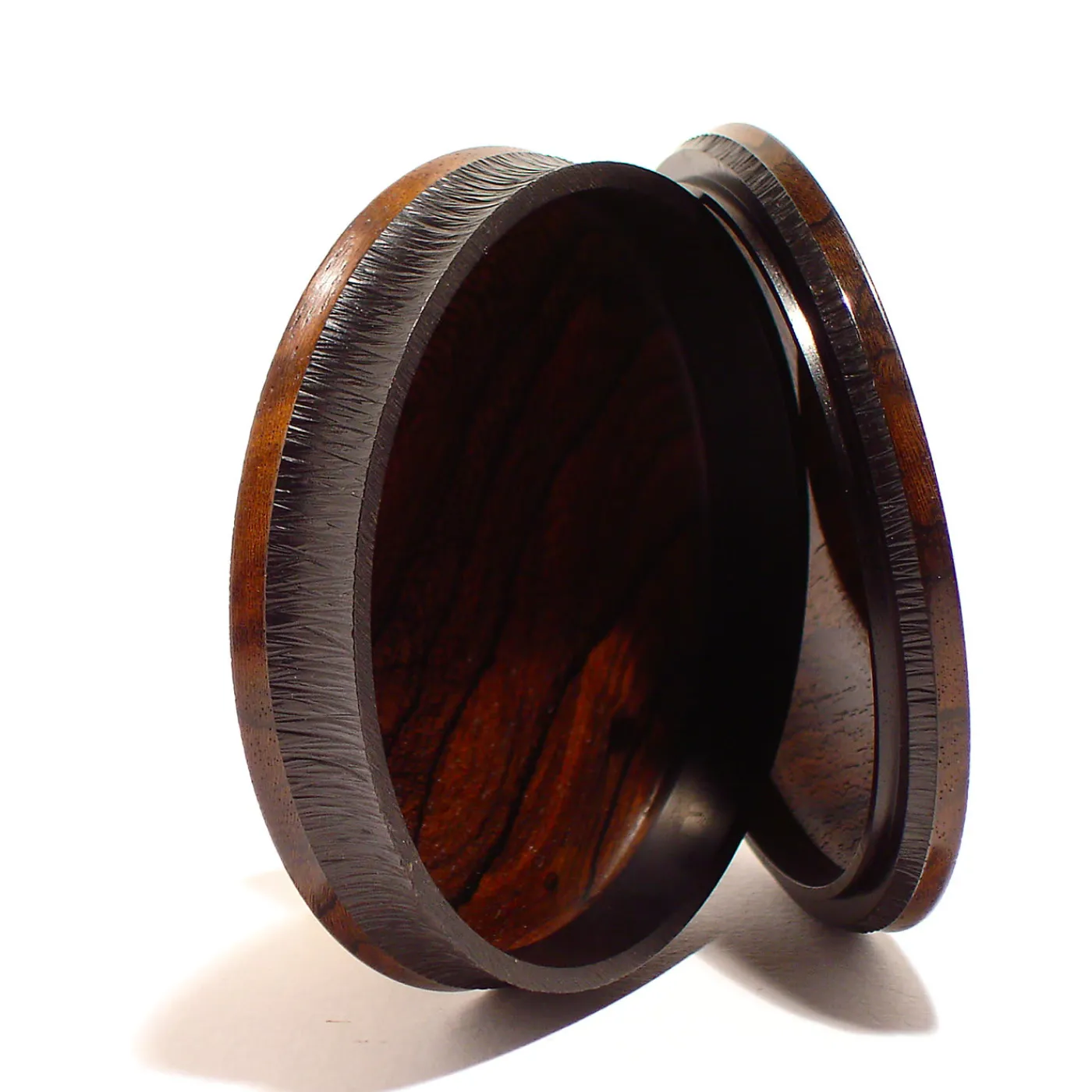 Mauro Sarti Scatola Bombè in ziricote ed ebano> Scatole