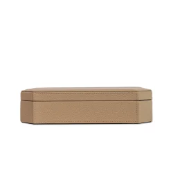 Cassigoli Scatola Del Monte 25 in legno e pelle beige Tamarone> Scatole