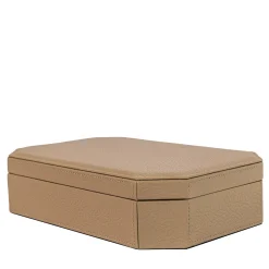 Cassigoli Scatola Del Monte 25 in legno e pelle beige Tamarone><noscript><img width=