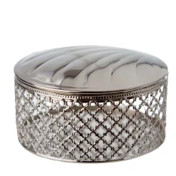 Villari SCATOLA DI COTONE FIRENZE - ARGENTO> Arredo Bagno