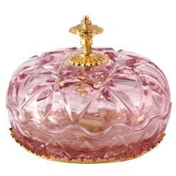 Greggio Scatola di cristallo rosa> Scatole