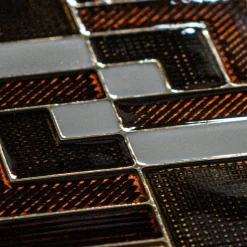 Piccoli Smalti Scatola in Legno Bubinga Cloisonné> Scatole