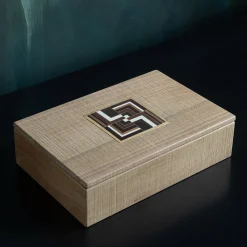 Piccoli Smalti Scatola in Legno Bubinga Cloisonné><noscript><img width=