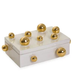 ND Dolfi Scatola in maiolica Oro> Scatole