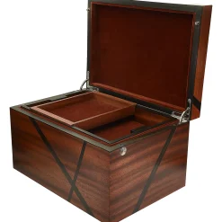 Stefano Raffa Scatola in mogano ed ebano><noscript><img width=