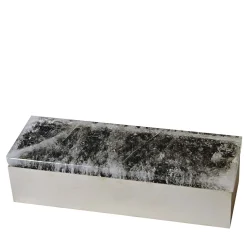 Giuliano Tincani Scatola in ottone di quarzo verde scuro> Scatole