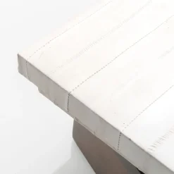 Selezioni Domus Scatola in Pelle di Anguila e Ottone Lucido con Coperchio><noscript><img width=