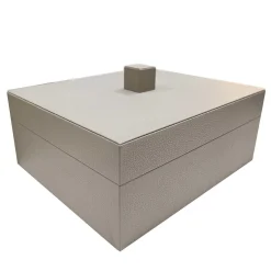 Cassigoli Scatola in pelle Scuretto in sabbia> Scatole