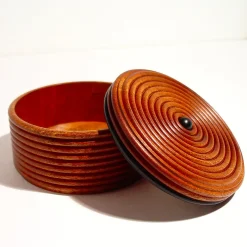 Mauro Sarti Scatola in sapele ed ebano con coperchio #2><noscript><img width=