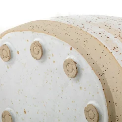 Agnes Duerrschnabel Atelier Scatola Ovale Speckled in Gres con Coperchio><noscript><img width=