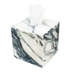 FiammettaV Home Collection Scatola per tessuti in marmo Paonazzo> Arredo Bagno