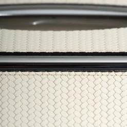 Pinetti Scatola per tessuti in pelle bianca> Arredo Bagno