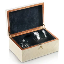 Villari SCATOLA PORTAGIOIE CAMELIA - CREMA> Portagioie