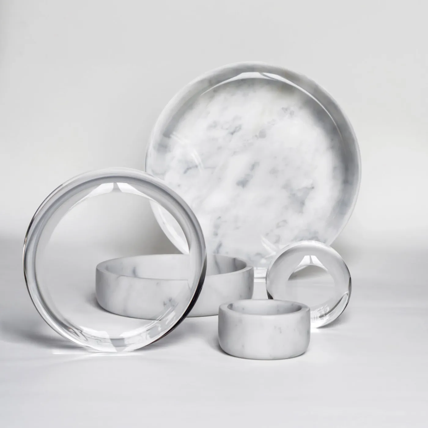 Gumdesign Scatola portagioie grande in marmo Disgelo> Portagioie