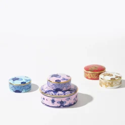 GINORI 1735 Scatola Portaoggetti Grande Rotonda Oriente Italiano Iris><noscript><img width=