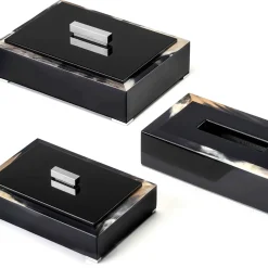 Arcahorn Scatola portaoggetti nera><noscript><img width=