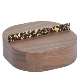 Riviere Scatola quadrata arrotondata Dama Tortoise #3> Scatole