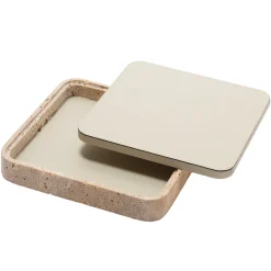 Giobagnara Scatola quadrata in pelle e marmo Giza #3> Scatole