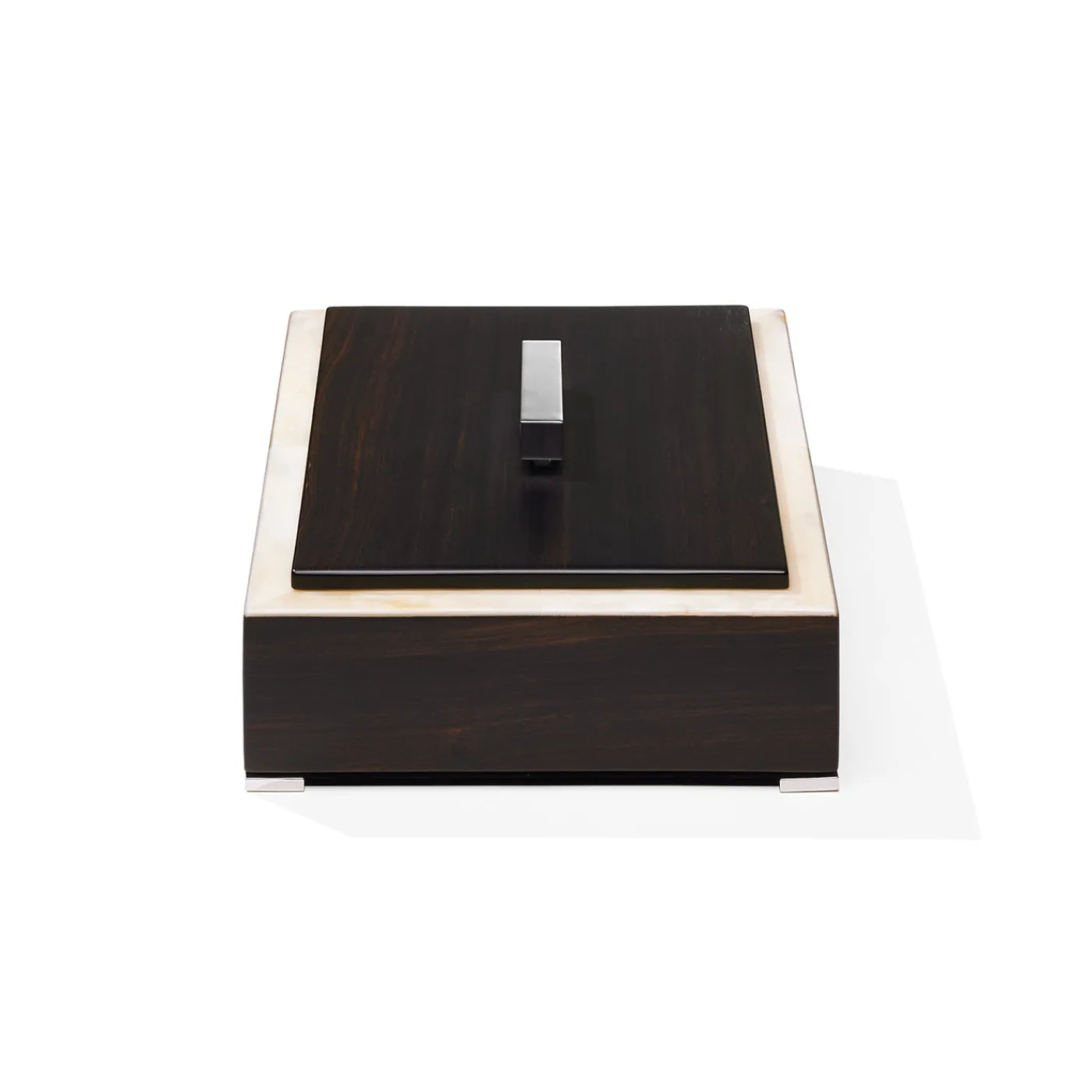 Arcahorn Scatola Rettangolare Selene Grande in Ebano Amara> Scatole