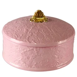 Villari SCATOLA ROTONDA AMOUR SECRET - ROSA> Arredo Bagno