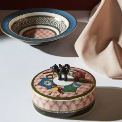 GINORI 1735 Scatola rotonda Totem Cat><noscript><img width=