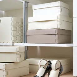 ADJ Style Scatola Snob in pelle Panna Cotta> Scatole