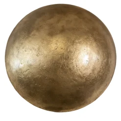 Romeo Design Scudo Scultura decorativa in vetro resina e foglia oro> Sculture Da Parete