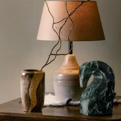 Carcino Design Scultura a forma di testa di cavallo Metis Verde Alpi><noscript><img width=