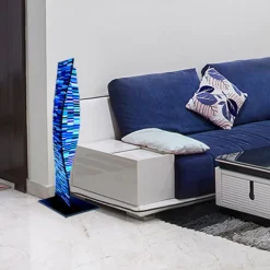 VéVé Glass Scultura blu di Poseidone> Sculture Decorative