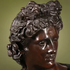 Fonderia Artistica Ruocco Scultura Busto Apollo in bronzo><noscript><img width=
