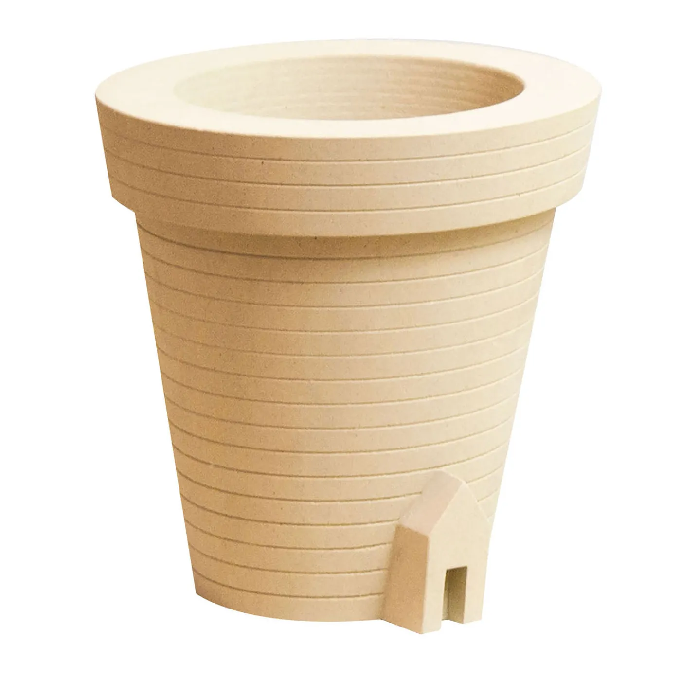 Pimar Limestone Scultura "Casavasetto" di Ugo La Pietra> Sculture Decorative