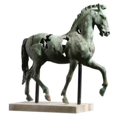 Fonderia Artistica Ruocco Scultura Cavallo Leonardo Frammento in Bronzo> Sculture Decorative