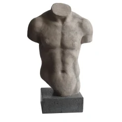 Todini Sculture Scultura ceramica Torso di Discophoros con base> Statuine