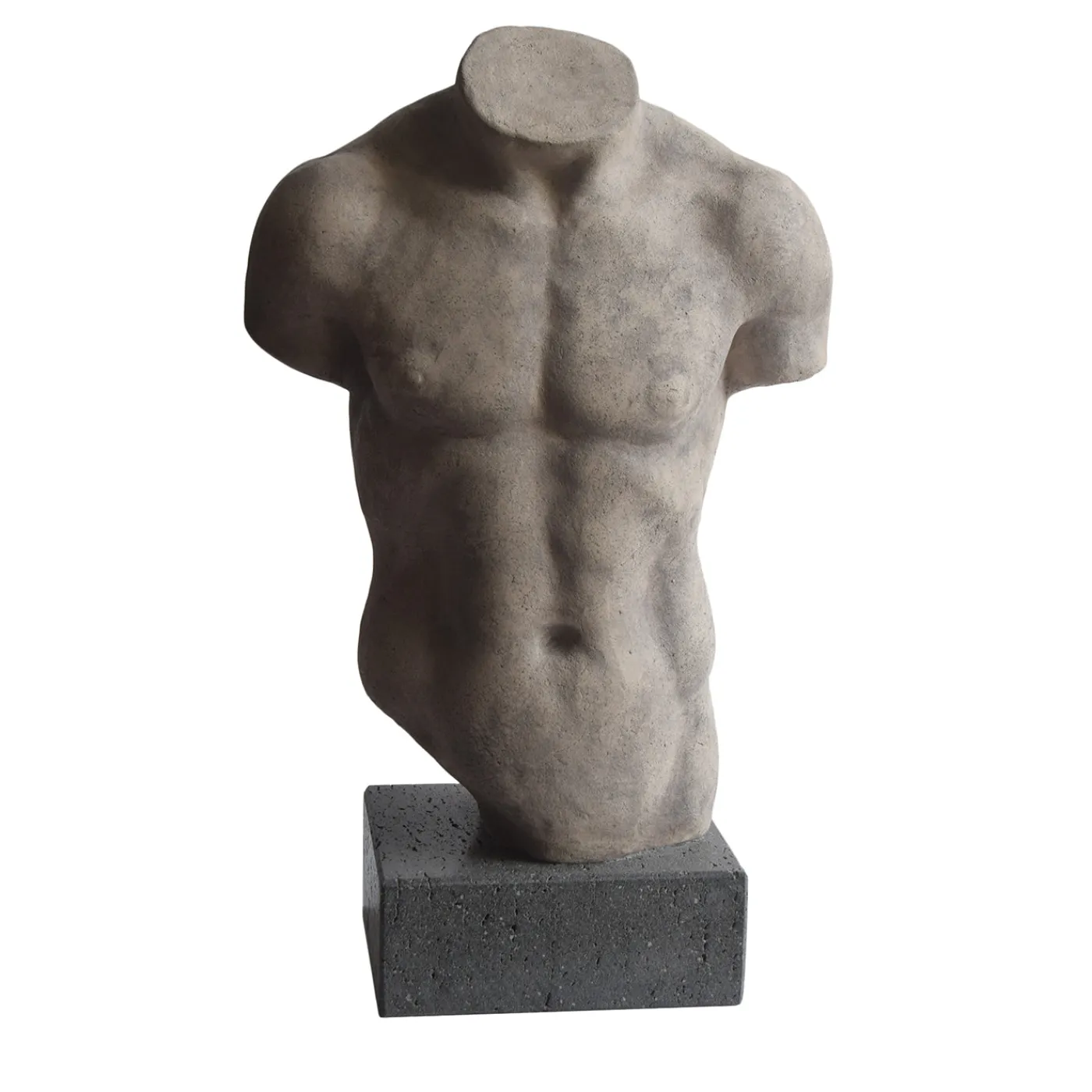 Todini Sculture Scultura ceramica Torso di Discophoros con base> Statuine