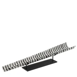 VéVé Glass Scultura conica Cono Moods in bianco e nero> Sculture Decorative