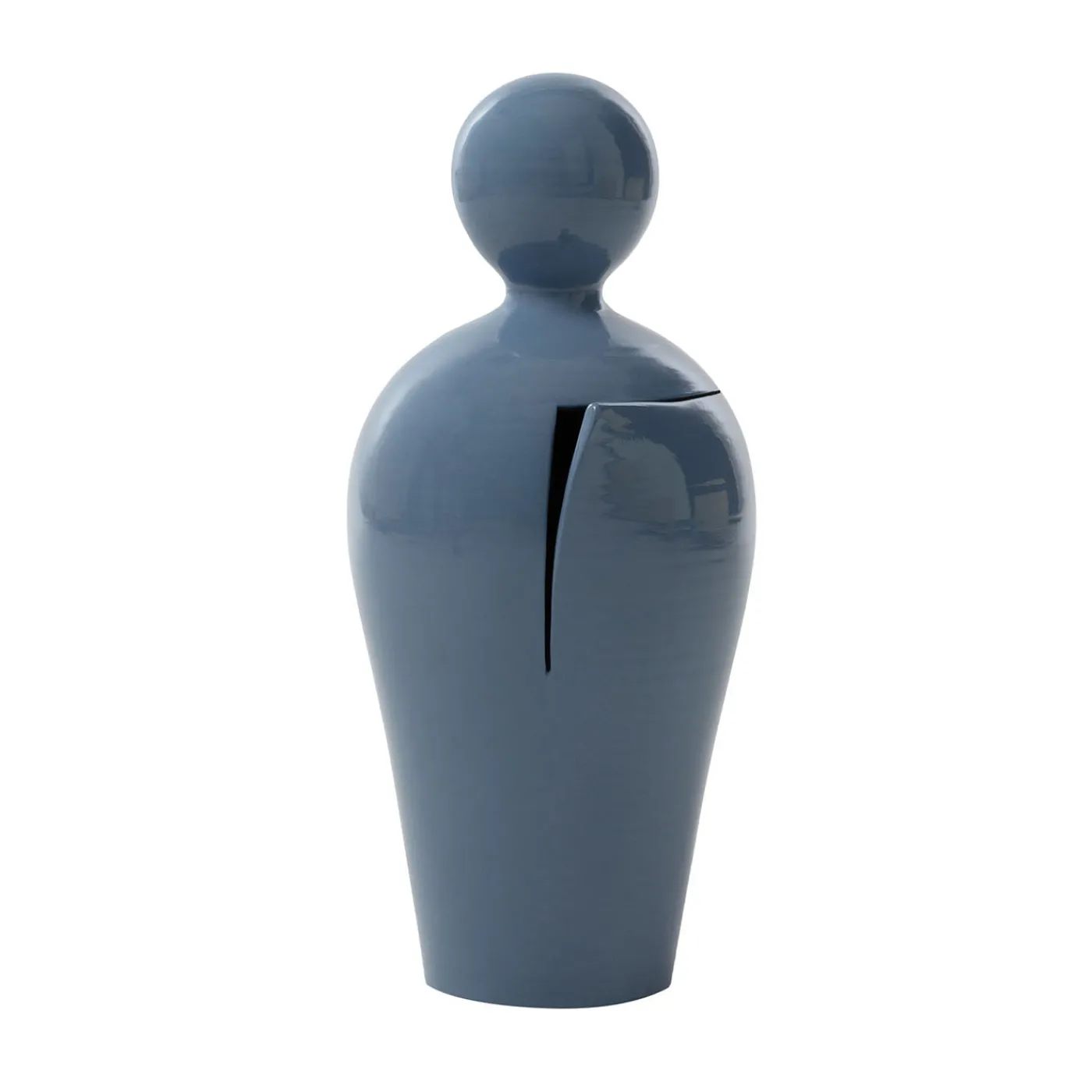 SANTOPECCATORE Scultura Da in Ceramica Azzurra> Sculture Decorative