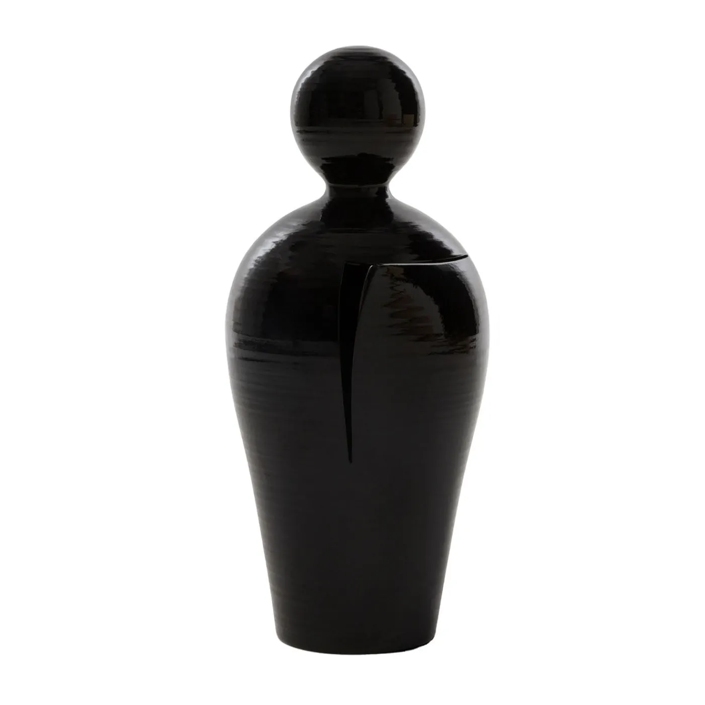 SANTOPECCATORE Scultura Da in Ceramica Nera> Sculture Decorative