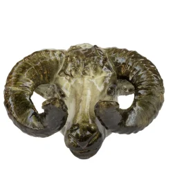 Amaaro Scultura da parete con trofeo di ariete> Sculture Da Parete