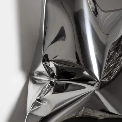 BAU Design Scultura da parete quadrata argentata a forma di cuscino> Sculture Da Parete