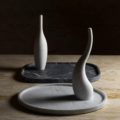 Giovannozzi Marmi Scultura Decorativa Ondulata in Travertino><noscript><img width=