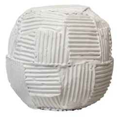 Paola Paronetto Scultura Decorativa Sfero Cartoccio Bianca> Sculture Decorative