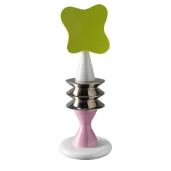 Bitossi Ceramiche Scultura decorativa Totem verde bianca e rosa di Karim Rashid> Sculture Decorative