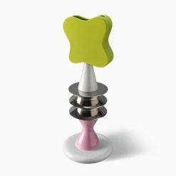 Bitossi Ceramiche Scultura decorativa Totem verde bianca e rosa di Karim Rashid> Sculture Decorative