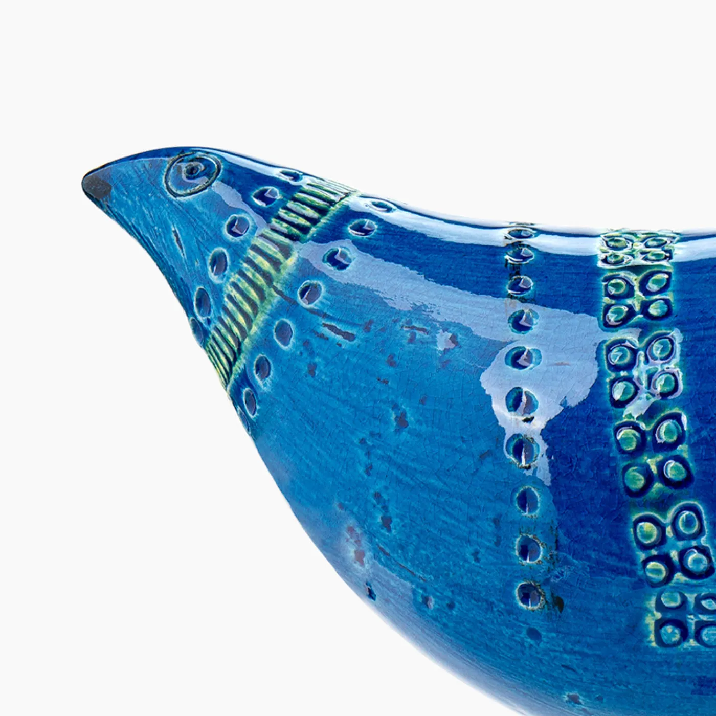 Bitossi Ceramiche Scultura di uccelli blu di Aldo Londi> Statuine