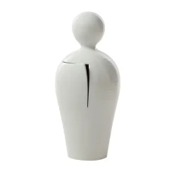 SANTOPECCATORE Scultura Do in Ceramica Bianca> Sculture Decorative