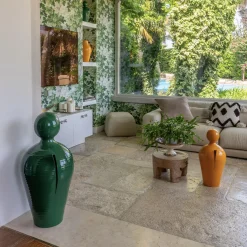 SANTOPECCATORE scultura Do in Ceramica Verde><noscript><img width=