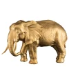 VGnewtrend Scultura d'oro a forma di elefante del padre africano> Statuine